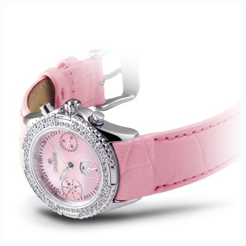 La Belle Pink Watch - Leather Strap
