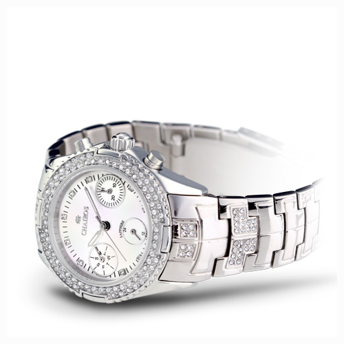 La Belle White Watch - Stainless Steel